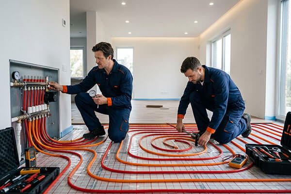 service verwarming cv installatie